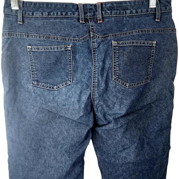 Faconnable Women's Bermuda Walking Shorts Jeans Size 10 - Picture 3 of 5